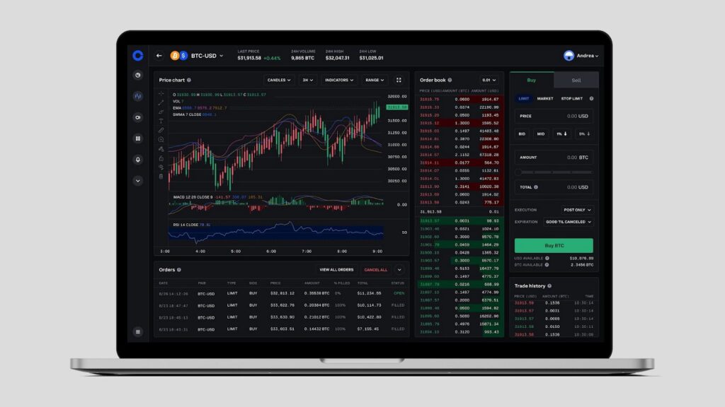 coinbase desktop